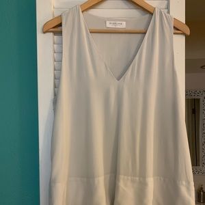 Everlane loose silk sleeveless blouse